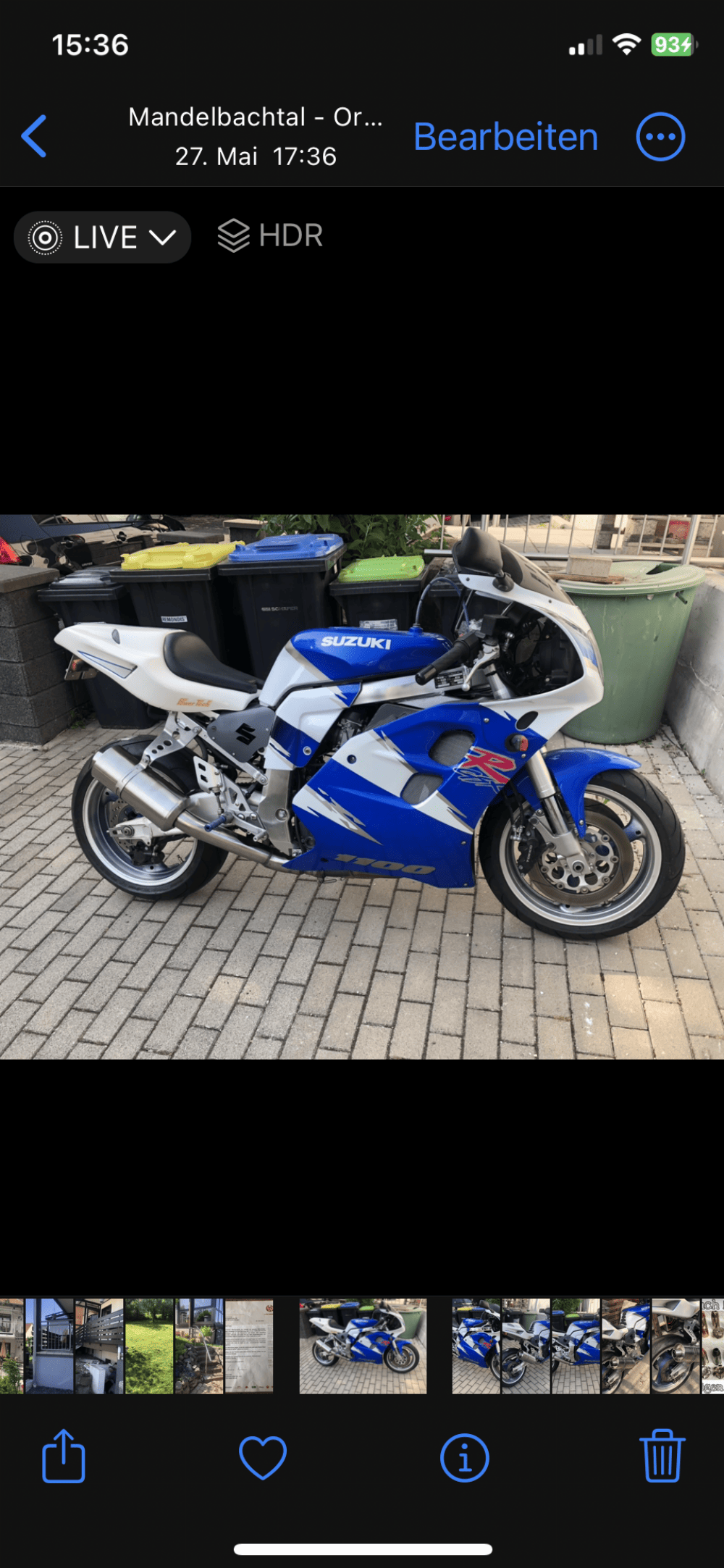 Motorrad verkaufen Suzuki Gsxr 1100 Ankauf